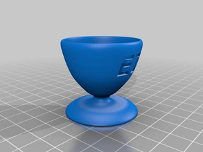 egg cup kitchen dining 3d print model - Mito3D