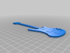 rickenbackerbass guitarra props 3d print model - Mito3D