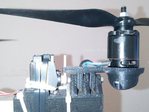 tricopter tilt mechanism r c vehicles 3d print model - Mito3D