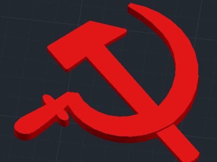 soviet hammer sickle other 3D print model - Mito3D