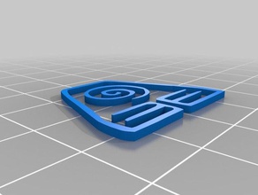 terra stamp no frame correct swirl signs & logos customized 3d print model - Mito3D