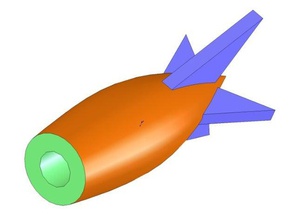 punaise dart 3d print model - Mito3D