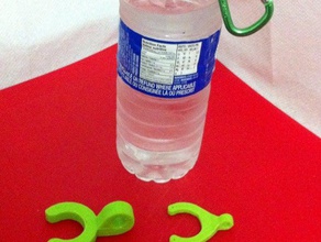 botella de agua clip la acampar el al aire libre deporte 3d print model - Mito3D