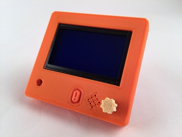 display lcd de habitação e stand - 128x64 w cartão sd Impressora 3d peças moldura caso titular montagem tela suporte feita am laranja as da impressora prusa i3 retrabalho 3D print model - Mito3D