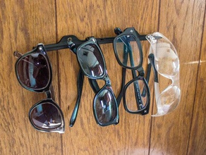 sunglasses holder rack organization glasses 3d print model - Mito3D