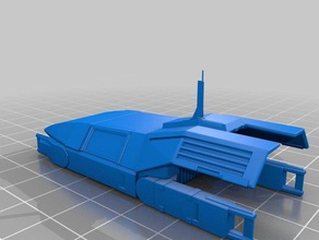 mass effect ut-47 kodiak drop shuttle games dropship masseffect ship shuttlecraft spaceship spaceshuttle video game 3d print model - Mito3D