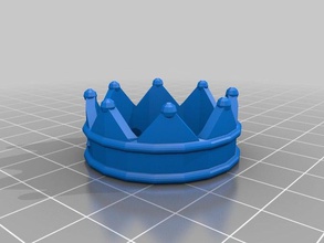 kings crown accessories customized 3d print model - Mito3D