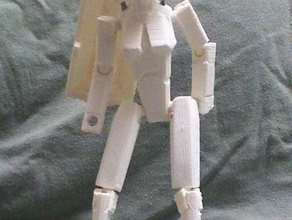 cute transformer jet 3d printer parts action figure robot doll 3d print model - Mito3D