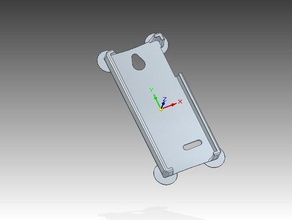 nokia 515 caso telefone celular 3d print model - Mito3D