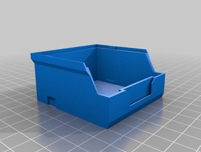 storage box label slot tool holders & boxes 3d print model - Mito3D