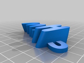 huw keyring organization customized 3d print model - Mito3D