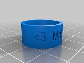 obrok 2015 maior anéis personalizado 3d print model - Mito3D