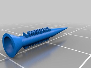 lawrence customized golf tee design 2 small sport & outdoors 3d print model - Mito3D