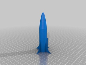 la fusée sport et loisirs 3d print model - Mito3D