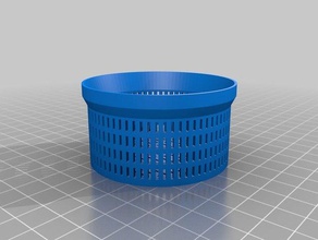 dreno do filtro de 1 partes personalizado 3d print model - Mito3D