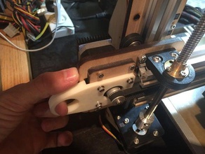 x-motor belt tensioner 3d printer accessories makerfarm i3v prusa x motor 3d print model - Mito3D
