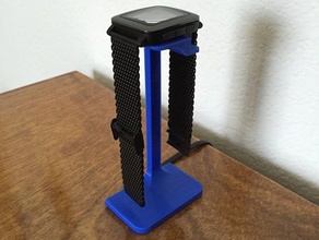 vertical de carregamento stand - seixo tempo organização suporte carga carregador dock pebble watch 3d print model - Mito3D