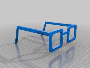 meu óculos personalizado 3d print model - Mito3D