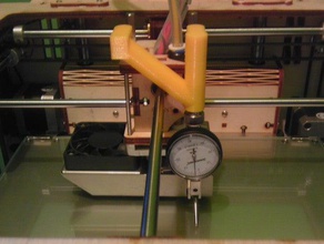 ultimaker dial test indicator mount tools bed leveling dti gauge 3d print model - Mito3D