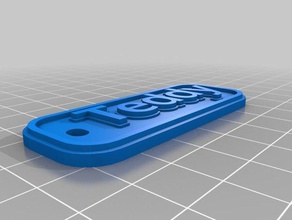 teddy keychain organizzazione su misura 3d print model - Mito3D