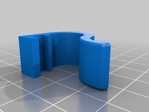 eixo x cabo de clipe reprappro ormerod 2 Impressora 3d acessórios o clip do guia suporte ormerod2 reprap eixo-x 3d print model - Mito3D