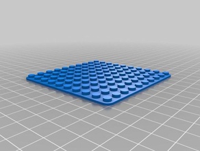 lego base plate 10x10 construction toys customized 3d print model - Mito3D