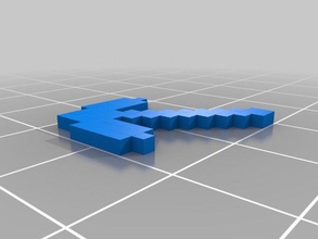 minecraft kazma 3d baskı 3d print model - Mito3D