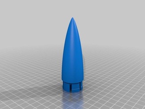 my customized customisable modular model rocket hobby 3d print model - Mito3D