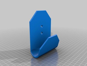 ezyrider wall mount organization customized 3d print model - Mito3D