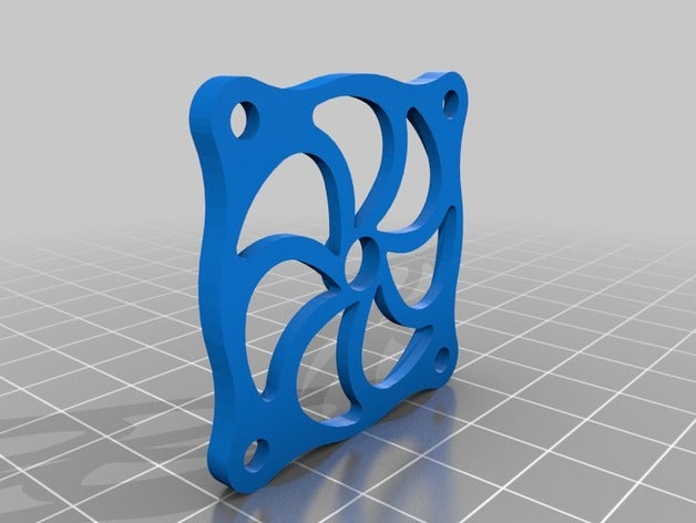 40x40mm fan cover 3d printer accessories printrbot simple metal 3D print model - Mito3D