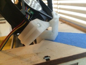 replicator fan clip mounting shoe 3d printer accessories cooling mount 3d print model - Mito3D