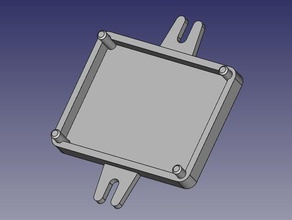 mounter 2 module de relais l'électronique arduino mont freecad 3d print model - Mito3D