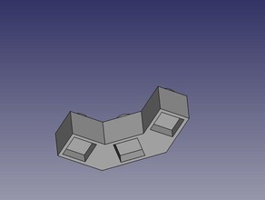 piezas octogonales par geometria 5 exinios ancho jouets de construction exin castillos 3d print model - Mito3D