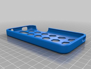 htc desire 610 navy blue - simple case mobile phone prototype 3d print model - Mito3D