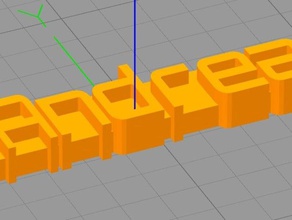 Schlüsselanhänger andreas - Organisation kundengebundene 3d print model - Mito3D