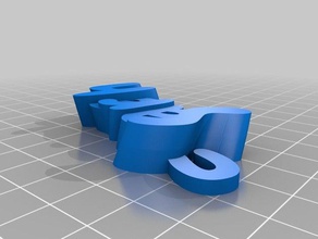 sarah keyfob organization customized 3d print model - Mito3D