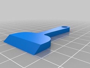 3d yazıcı yatak kazıyıcı aksesuarları 3d print model - Mito3D