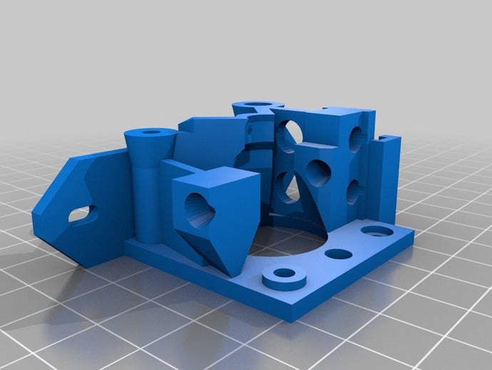 3mm airtripper extruder 3d printer extruders filament bowden kossel openbeam parametric 3D print model - Mito3D