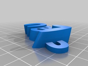 lau-chave da cadeia de fantasia organização personalizado 3d print model - Mito3D