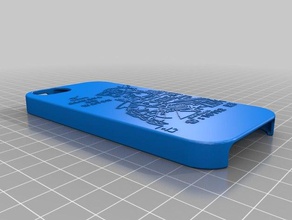 tetravaal caso do iphone5 A impressão 3d chappie iphone5case 3d print model - Mito3D