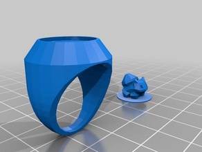 anel toppers bulbasaur conjunto A impressão 3d 3d print model - Mito3D