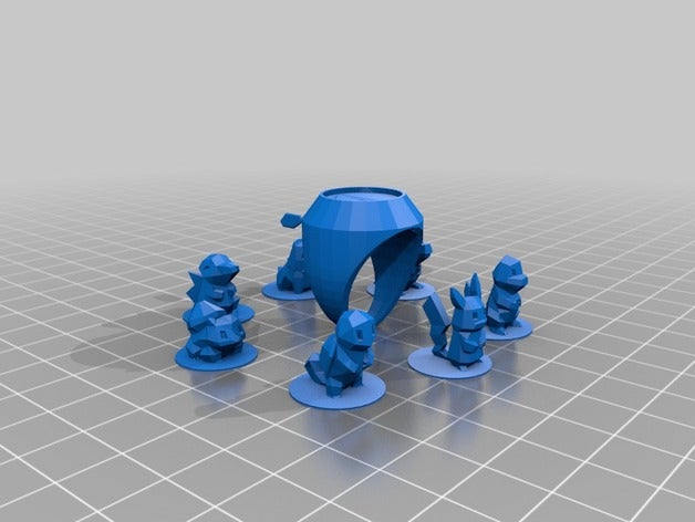 ring toppers starter set 3d printing 3D print model - Mito3D
