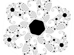sextic conjunto de julia svgs matemática a arte fractal 3d print model - Mito3D