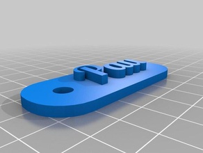 pau de l'organisation personnalisé 3d print model - Mito3D