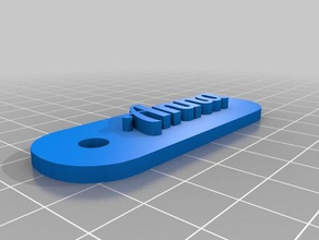 anna organización personalizado 3d print model - Mito3D