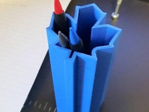 toronto maple leafs pencil holder office 3d print model - Mito3D