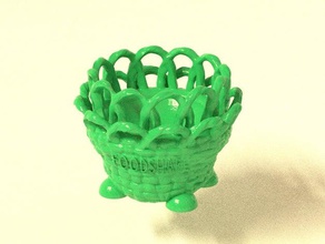foodshare-ei-Korb Küche und Esszimmer ei Eier ei-cup Halter 3d print model - Mito3D