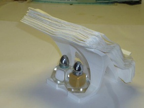 servilletero de las servilletas papel cocina y comedor ultimaker 3d print model - Mito3D