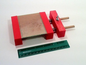 einfache Leiterplatten-Schraubstock hand-Werkzeuge diy pcb pcb-Vize lot das Löten tool vice 3d print model - Mito3D
