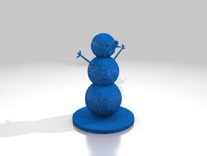 snow man toy & game accessories olaf snowman 3d print model - Mito3D